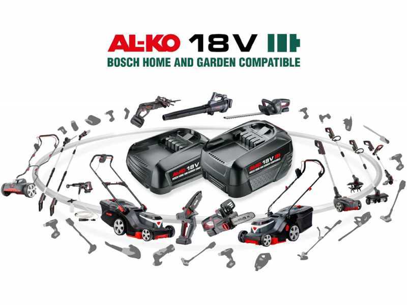 AL-KO Comfort CS 1825 - Motosega a batteria 18V 2.5 Ah - Lama da 25 cm