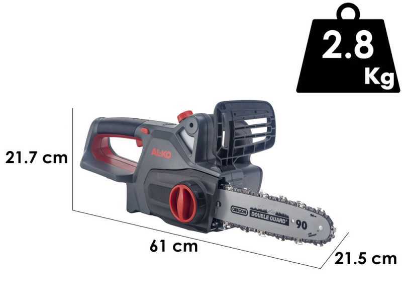 AL-KO Comfort CS 1825 - Motosega a batteria 18V 2.5 Ah - Lama da 25 cm
