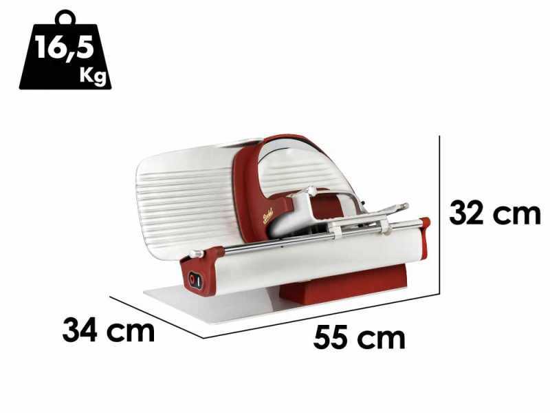 Berkel Home Line Plus 250 Rosso Opaco - Affettatrice con lama 250 mm