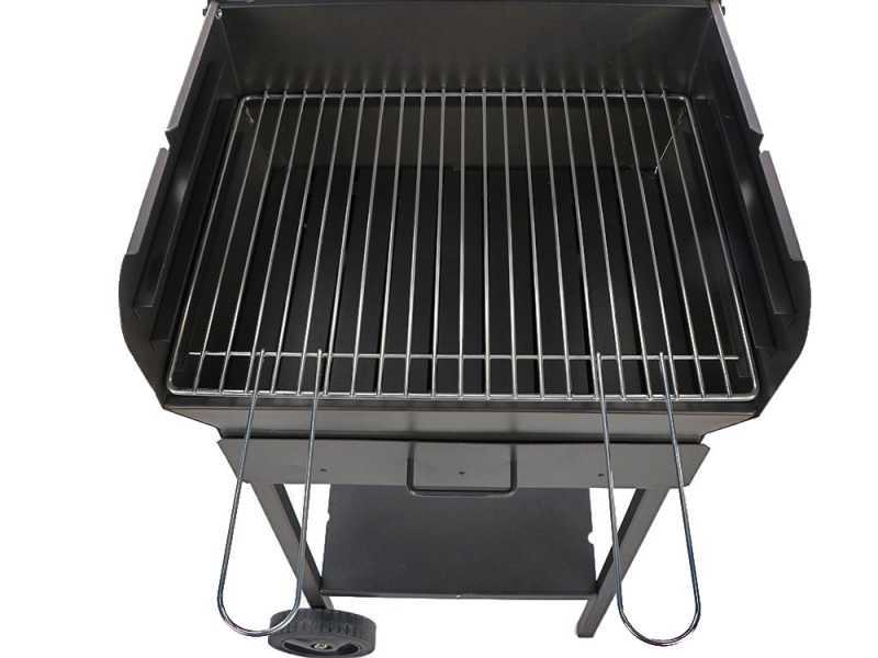 Seven Italy Doriano Small - Barbecue in ferro artigianale a carbone - 47,5x37cm