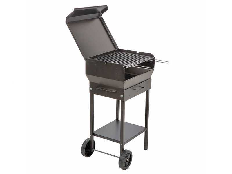 Seven Italy Doriano Small - Barbecue in ferro artigianale a carbone - 47,5x37cm