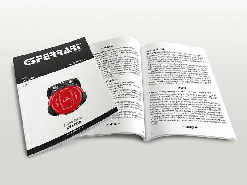 G3 Ferrari Delizia Rosso - Forno Pizza Elettrico - Pietra refrattaria