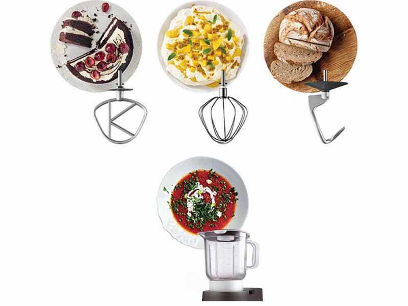 Kenwood Chef KVC3110W Bianca - Planetaria + frullatore AT337