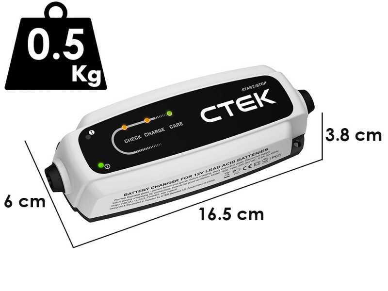 CTEK CT5 START/STOP 12V - Caricabatterie mantenitore automatico - 8 Fasi