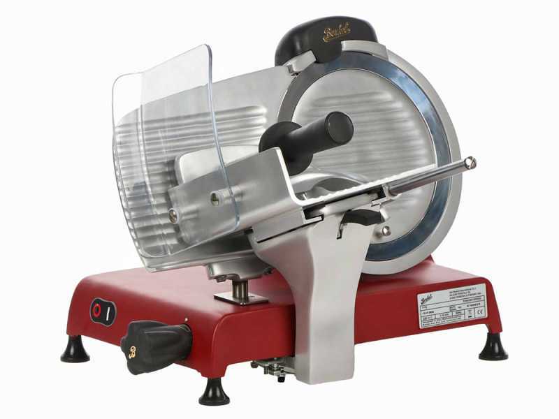 Berkel Red Line 250 Rosso Opaco - Affettatrice professionale con lama in acciaio da 250 mm