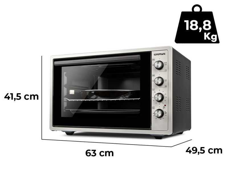 G3 Ferrari Rost&ograve; - Forno elettrico ventilato con girarrosto - 58L 1800W