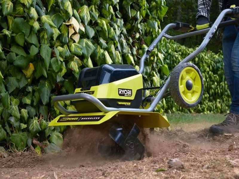Ryobi RY36CVXA-0 - Motozappa a batteria con ruote - MAX POWER 36V - SENZA BATTERIA E CARICABATTERIE