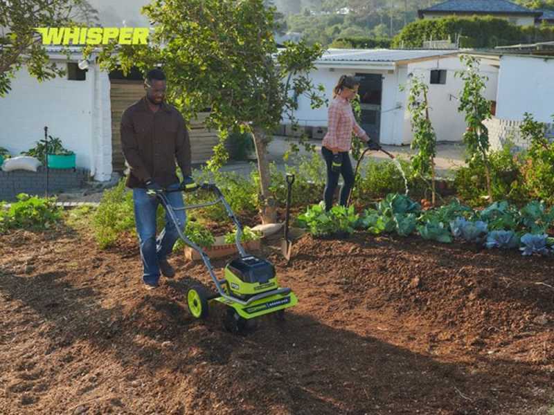 Ryobi RY36CVXA-0 - Motozappa a batteria con ruote  - MAX POWER 36V 6Ah