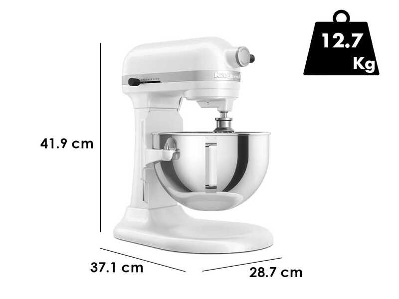 KitchenAid Heavy Duty 5KSM55SXX-EWH Bianco - Impastatrice Planetaria