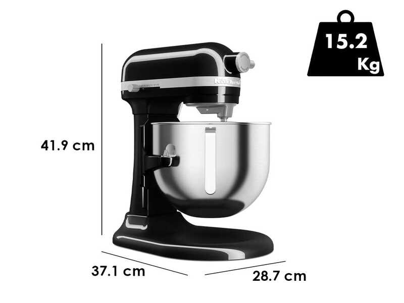 KitchenAid Heavy Duty 5KSM70JPX-EOB Nero Onice - Impastatrice Planetaria