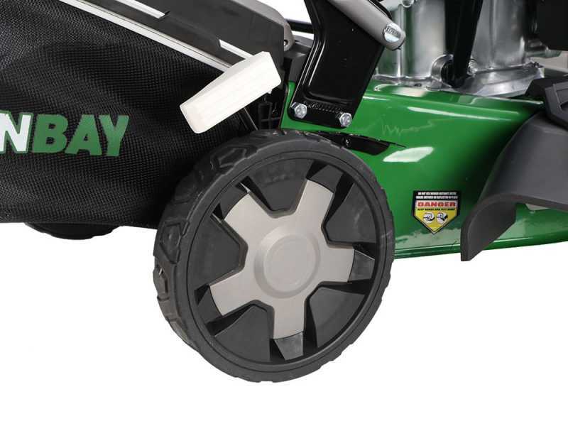 GreenBay GB-LM 46 SH - Rasaerba trazionato - 4 in 1 - Motore Honda GCVx145