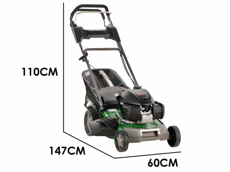 GreenBay GB-LM 46 SH - Rasaerba trazionato - 4 in 1 - Motore Honda GCVx145