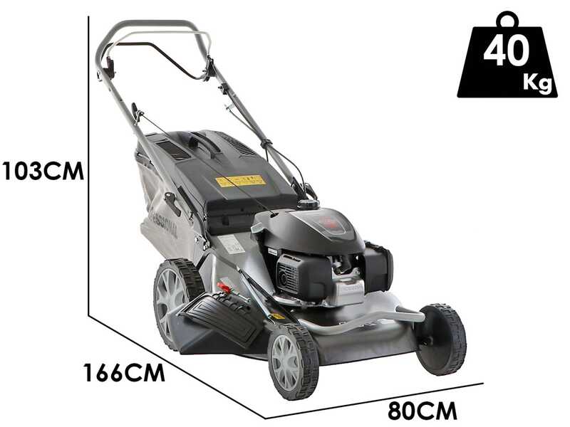 Marina Systems HR 57 SH - Tagliaerba a scoppio trazionato - 4IN1 - Motore Honda GCVx 200