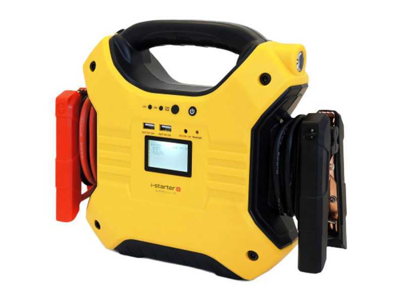Intec I-Starter X - Avviatore d'emergenza, 12/24V - Portatile a batteria - Corrente avviamento 1200 A