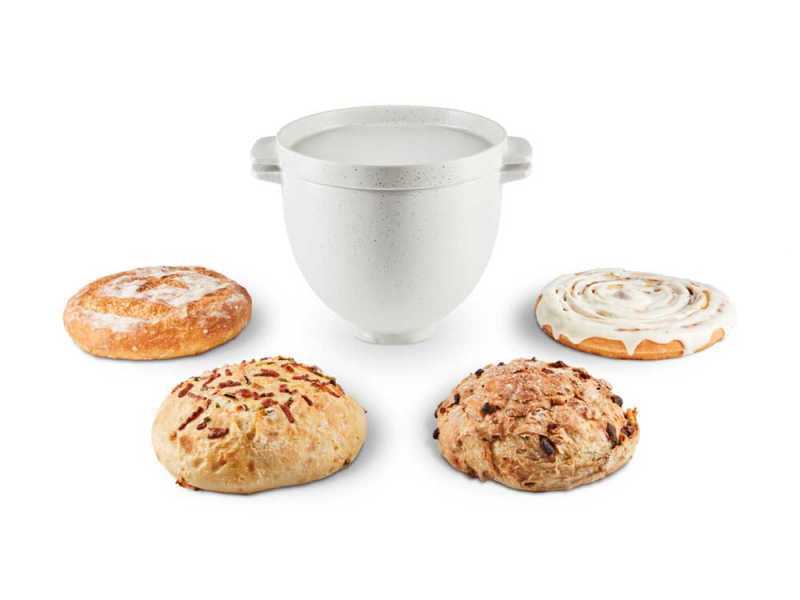 KitchenAid 5KSM2CB5BGS - Ciotola per il pane con coperchio
