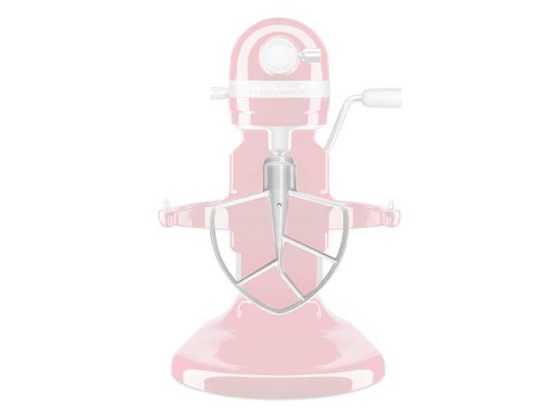 KitchenAid 5KSMBLWF - Frusta piatta rivestita in bianco