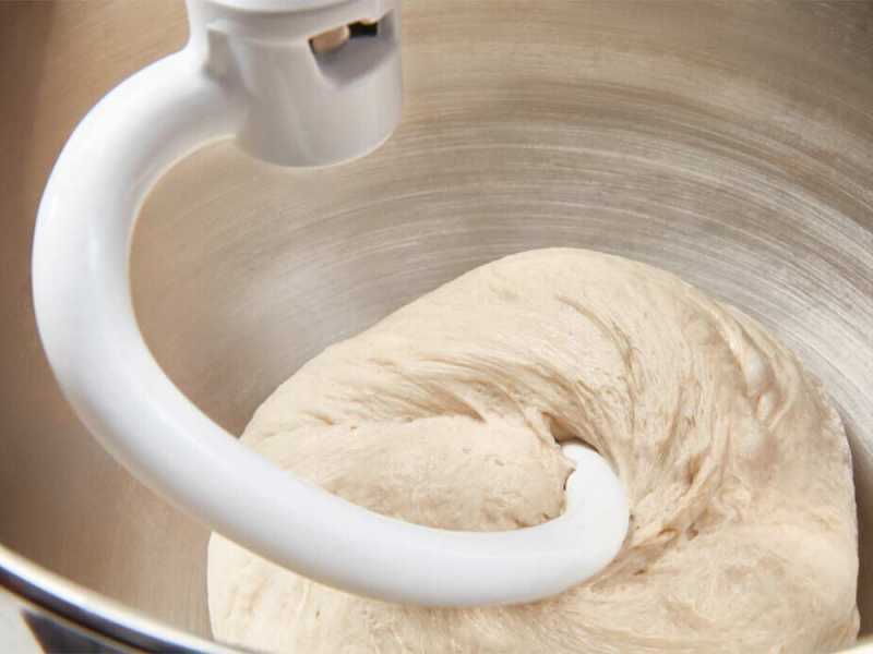 KitchenAid 5KSMBLWD - Gancio impastatore rivestito bianco