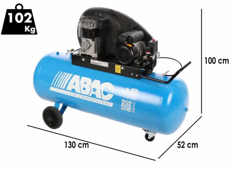 ABAC EXT A39B 200 CM3 - Compressore aria elettrico monofase a cinghia - Motore 3 HP - 200 lt