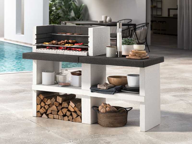 Palazzetti Menton  - Barbecue in muratura a legna e carbone
