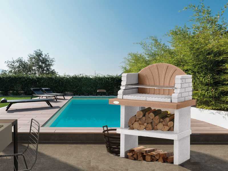 Palazzetti Siviglia - Barbecue in muratura a legna e carbone