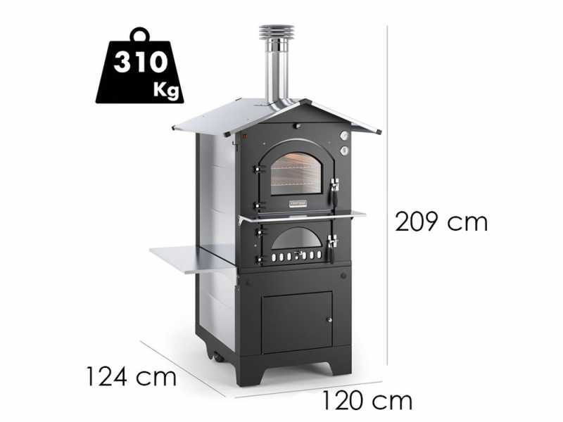 Fontana Gusto - Forno a legna da esterno 80x45 cm