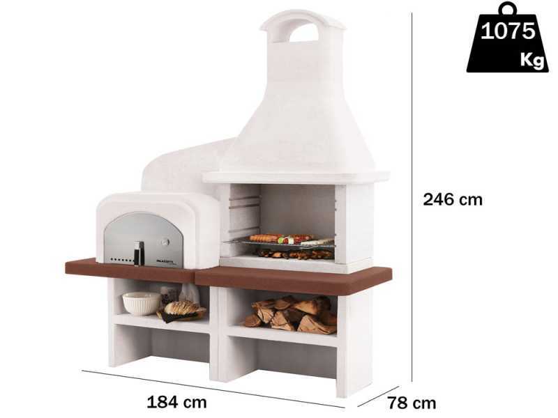 Palazzetti Grado 2 - Barbecue in muratura con forno