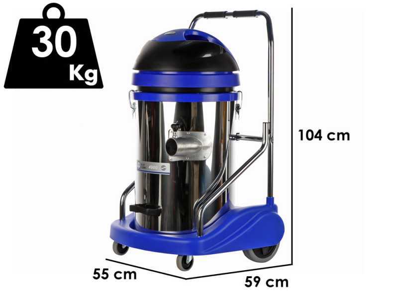 Annovi &amp; Reverberi 4900 - Bidone aspirapolvere - Fusto Inox 77 lt - 3600W