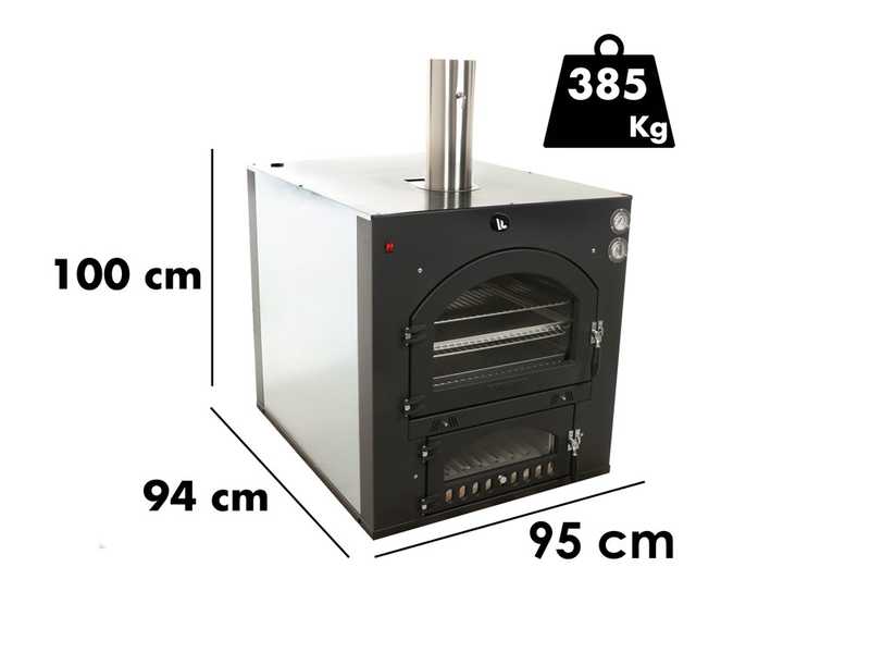 Fontana INC80X65QV - Forno a legna da incasso