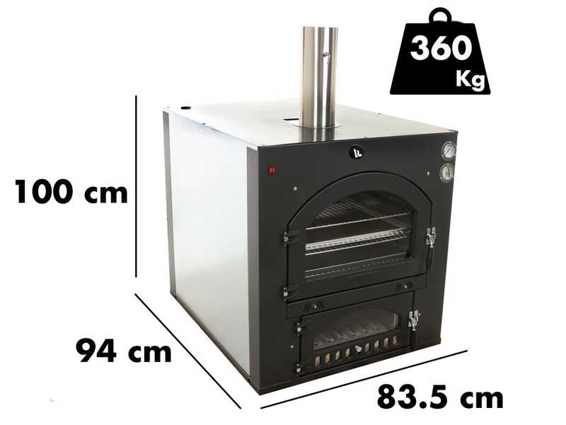 Fontana INC80X54QV - Forno a legna da incasso