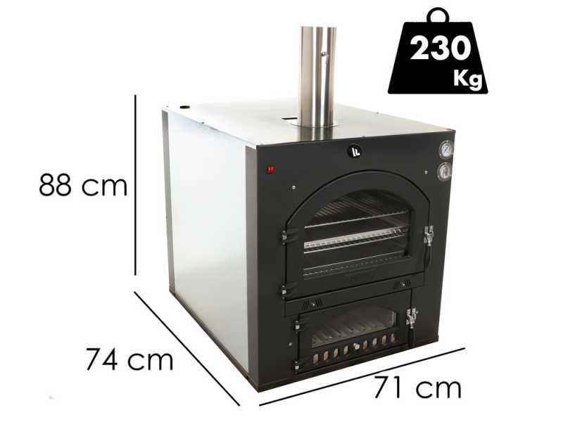 Fontana INC57x45QV - Forno a legna da incasso