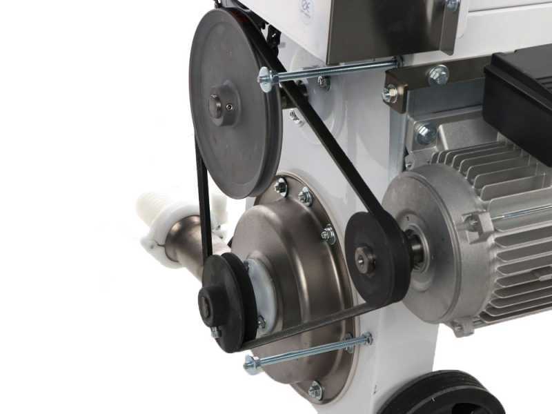 Grifo DVEP20R - Diraspatrice elettrica con pompa e rulli - Con protezioni incluse