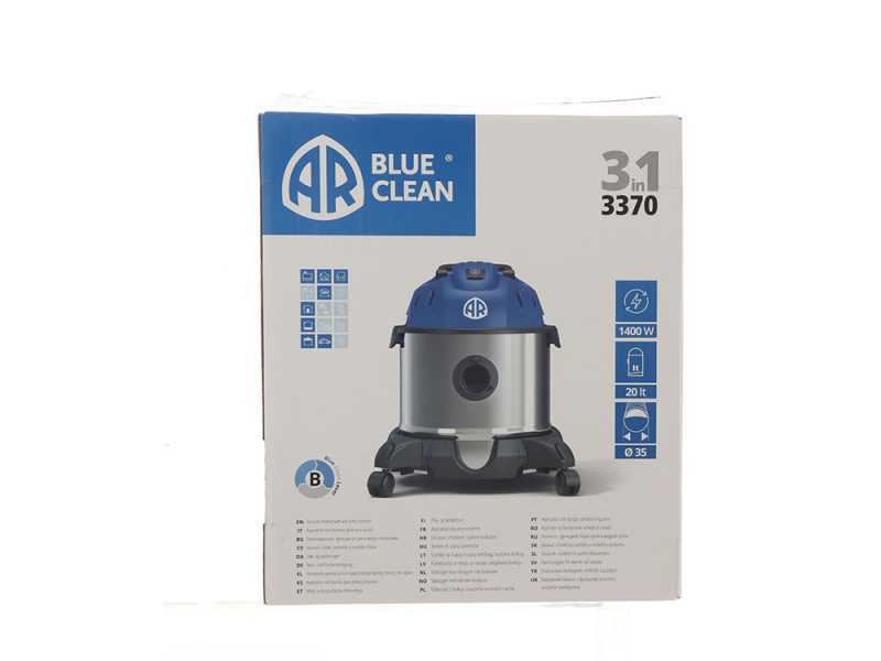 Annovi &amp; Reverberi AR3370 - Bidone aspiratutto - Fusto Inox 20 lt - 1400W