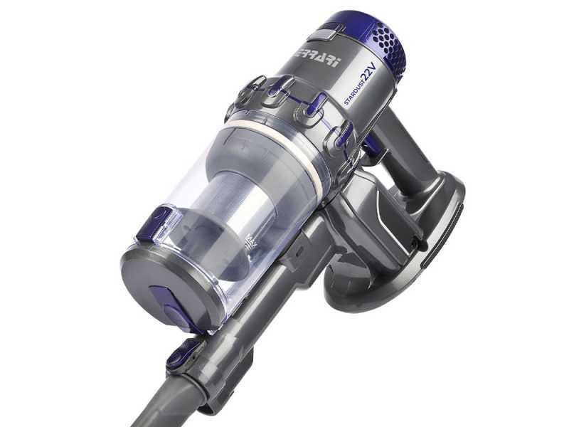 G3 Ferrari Stardust 22V - Scopa elettrica ricaricabile senza filo - Batteria al litio 22.2 V