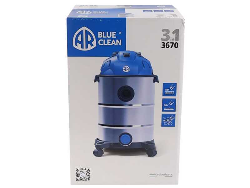 Annovi &amp; Reverberi AR3670 - Bidone aspiratutto - Fusto Inox 30 lt - 1600W