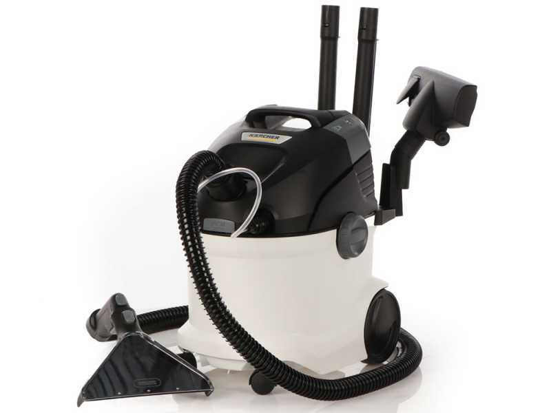 Karcher SE 5- Lavamoquette - aspiraliquidi con bidone acqua pulita/sporca 4 lt - 1000 W