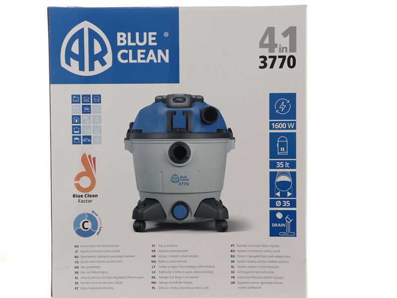 Annovi &amp; Reverberi AR3770 - Bidone aspiratutto - Fusto Plastica 35 lt - 1600W