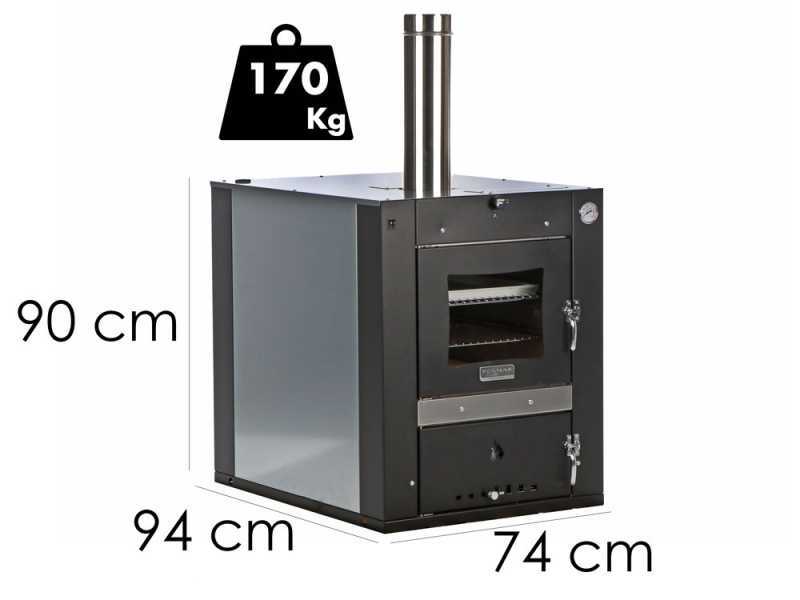 Fontana People - Forno a legna da incasso 80x45 cm