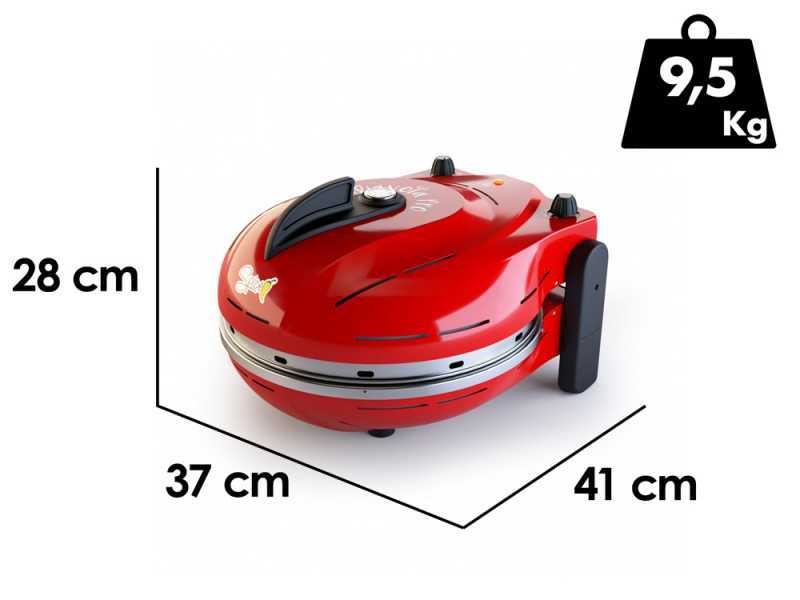 Spice Electronics Diavola Pro V 2.0 Rosso - Forno Pizza Elettrico - Biscotto di Casapulla