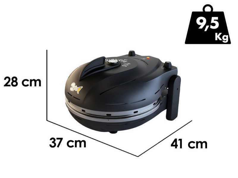 Spice Electronics Diavola Pro V 2.0 Nero - Forno Pizza Elettrico - Biscotto di Casapulla