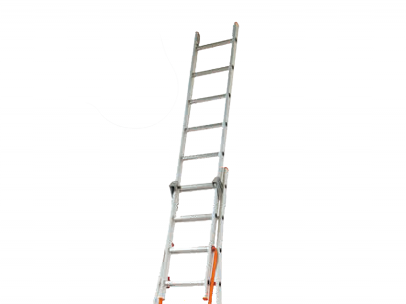 Facal Atlanta ATL350-2, 2x12 gradini, 5.66 m - Scala in alluminio - Altezza stimata operativa 6.40 m