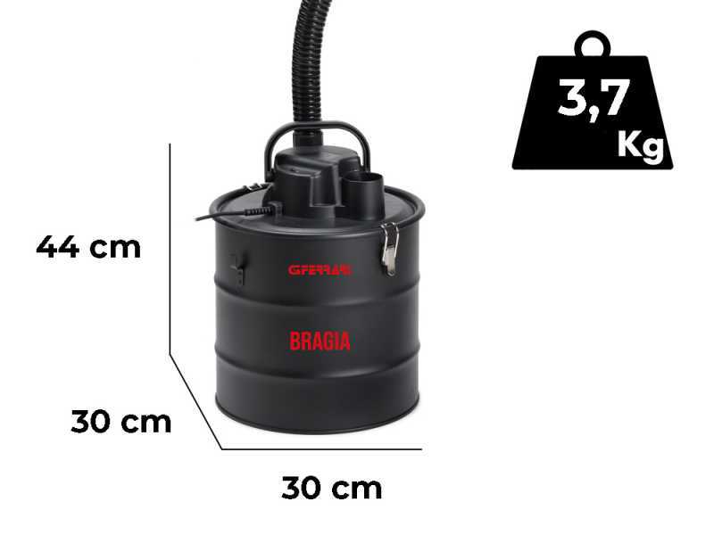 G3 Ferrari Bragia - Aspiracenere a bidone - 18L