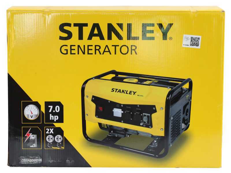 Stanley SIG 2400B - Generatore di corrente a benzina - AVR 2.3kW Monofase