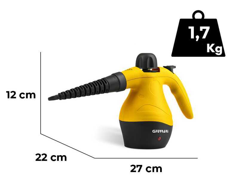 G3 Ferrari PuroVapor - Pulitore a vapore portatile - 1050W