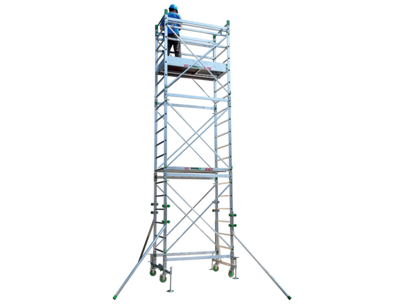 Facal DOGE80 DG8/5CEN - Trabattello in alluminio - Base 220 cm - Altezza 9.64mt