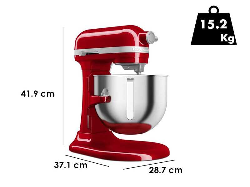 KitchenAid Heavy Duty 5KSM70JPX-EER Rosso - Impastatrice Planetaria