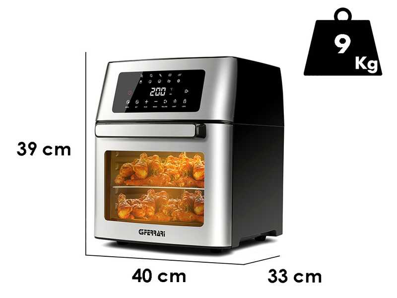 G3 Ferrari Friggisano Evo - Forno Elettrico - Friggitrice ad aria 15L
