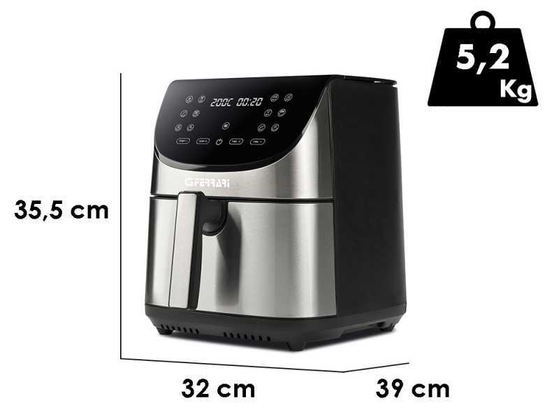 G3 Ferrari Friggisano XXL - Friggitrice ad aria digitale 8L