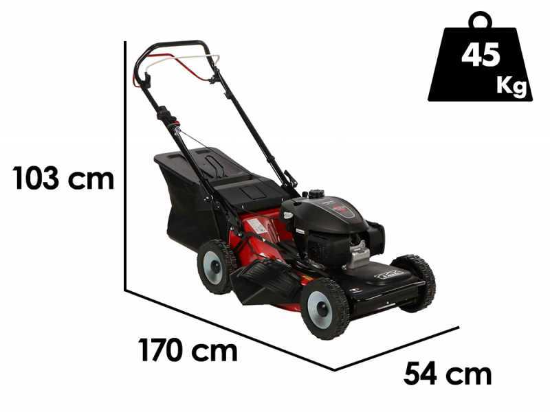 Marina Systems 4 MAXI 52 SH - Tagliaerba a scoppio trazionato - 4 in 1 - Motore Honda GCVx 200