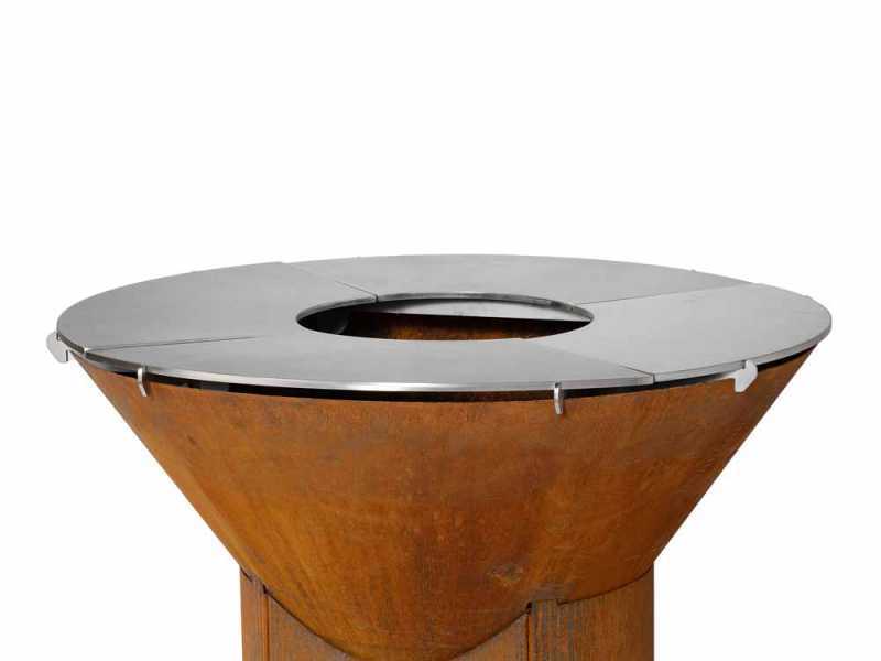 Barbecue a legna Icon 100 in corten