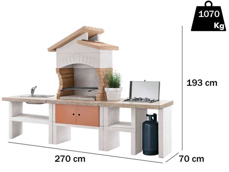 Palazzetti Cordoba 2 - Cucina per esterno in muratura
